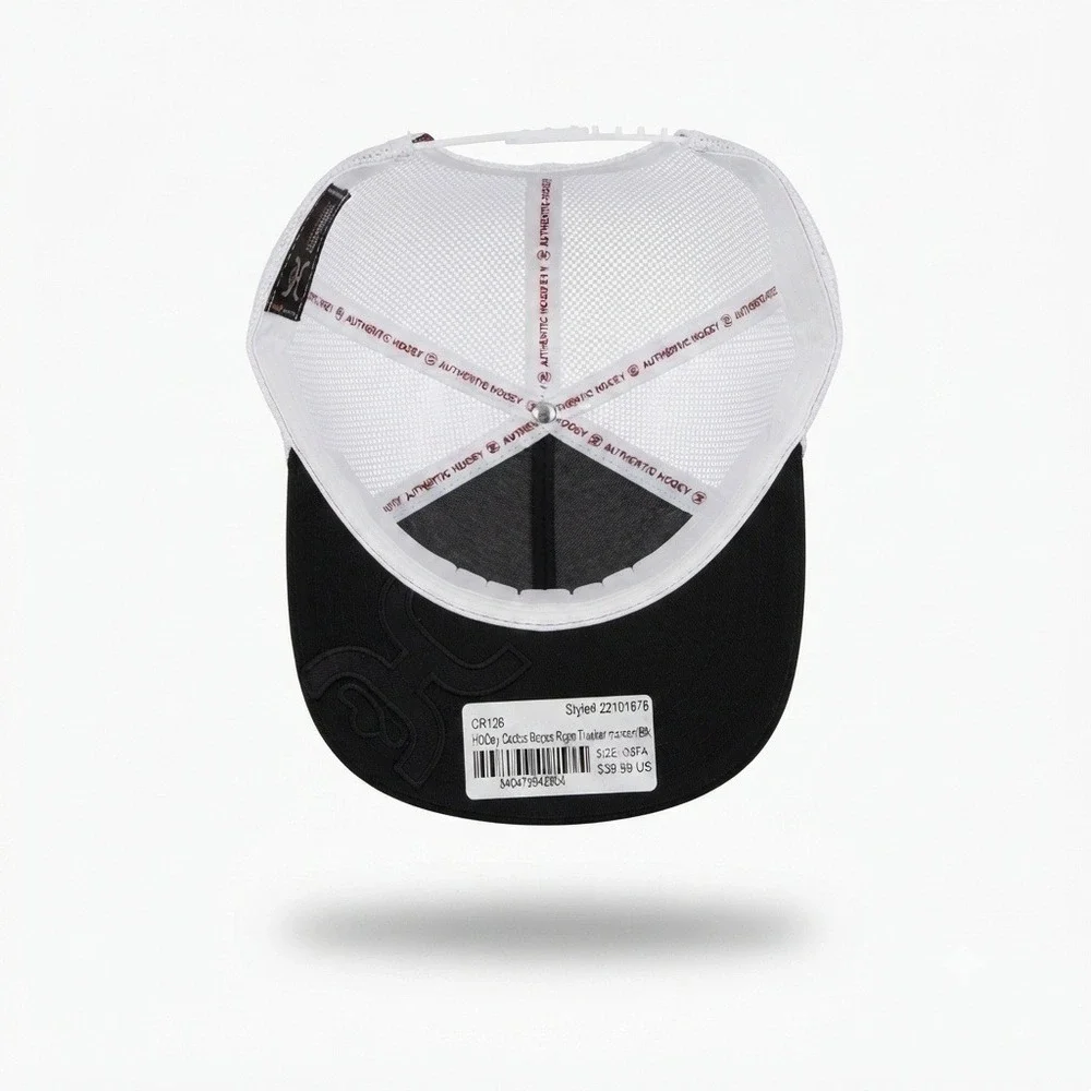 Hooey Cactus Ropes Trucker Hat Mens OSFA Maroon NWT Texas Snapback Mesh Cap